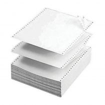 Χαρτί Μηχανογράφησης 4φυλλο 11x9,5" Λευκό Χημικό Μ.Α. 500 σετ