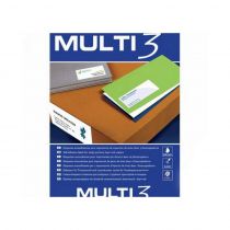 Αυτοκόλλητες Ετικέτες Multi3 Inkjet, Copy, Laser CD 117mm Fullface 100 φύλλα 
