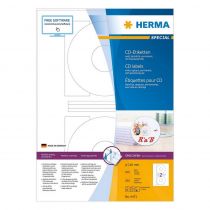 Αυτοκόλλητες Ετικέτες Herma Inkjet, Copy, Laser CD 116mm 100 φύλλα 4471