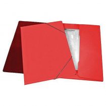 Κουτί με Λάστιχο Πλαστικοποιημένο 1,5cm Κόκκινο