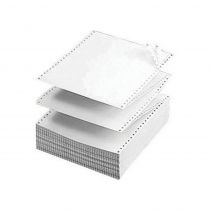Χαρτί Μηχανογράφησης 2φυλλο 4x9,5" Λευκό/Λευκό Χημικό Μ.Α. 2000 σετ