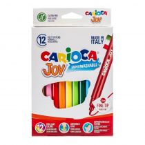 Μαρκαδόροι Carioca Joy Σετ 12 Χρωμάτων 40614