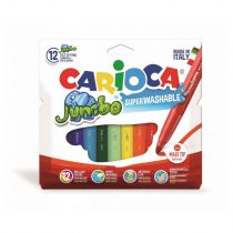 Μαρκαδόροι Carioca Jumbo Σετ 12 Χρωμάτων 40569