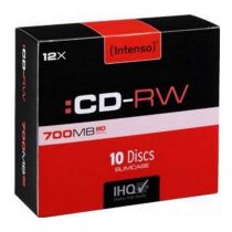CD-RW Intenso 700MB/80MIN 52x Slim 10 τεμάχια