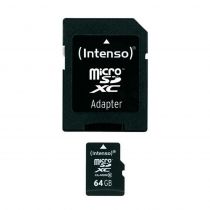 Κάρτα Μνήμης Intenso Class 10 Micro SDXC 64GB