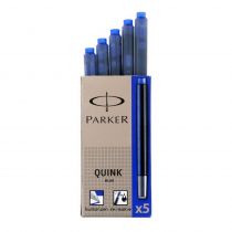 Ανταλλακτική Αμπούλα Parker Quink για Πένες Μπλε 5 τεμάχια
