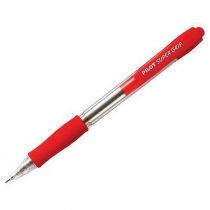 Στυλό Κουμπί Pilot Super Grip Medium Κόκκινο 1.0mm