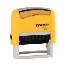 Μηχανισμός Σφραγίδας Traxx 9011 Αυτομελανούμενη 14x38mm Κίτρινο