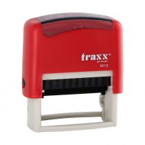 Μηχανισμός Σφραγίδας Traxx 9012 Αυτομελανούμενη 18x48mm Κόκκινο
