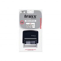 Μηχανισμός Σφραγίδας Traxx 7817 Αυτομελανούμενη 12 Τίτλων-Ημερομηνίας 4mm Blister