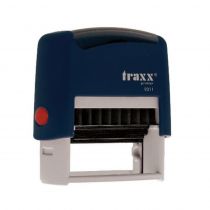 Μηχανισμός Σφραγίδας Traxx 9011 Gloss Αυτομελανούμενη 14x38mm Μπλε
