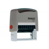 Μηχανισμός Σφραγίδας Traxx 9011 Gloss Αυτομελανούμενη 14x38mm Γκρι