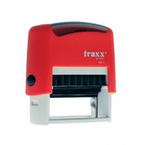 Μηχανισμός Σφραγίδας Traxx 9011 Gloss Αυτομελανούμενη 14x38mm Κόκκινο
