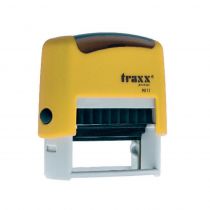 Μηχανισμός Σφραγίδας Traxx 9011 Gloss Αυτομελανούμενη 14x38mm Κίτρινο