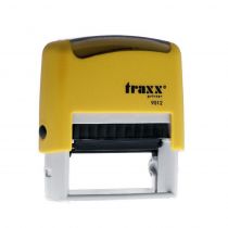 Μηχανισμός Σφραγίδας Traxx 9012 Gloss Αυτομελανούμενη 18x48mm Κίτρινο