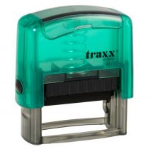 Μηχανισμός Σφραγίδας Traxx 9111 Αυτομελανούμενη 14x38mm Διαφανές Πράσινο
