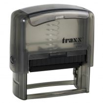 Μηχανισμός Σφραγίδας Traxx 9113 Αυτομελανούμενη 22x58mm Διαφανές Γκρι