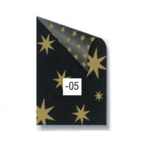 Rainbow χαρτόνι μαύρο με χρυσά αστέρια 50x70εκ.
