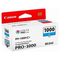 Μελάνι για Plotter Canon PFI1000C Cyan 0547C001 Original
