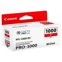 Μελάνι για Plotter Canon PFI1000R Red 0554C001 Original