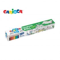 Ξυλομπογιές Carioca 8 τεμάχια & Ρολό Ζωγραφικής 198x30cm Jungle 42978