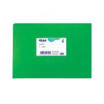 Τετράδιο Πράσινο Πλαστικό Πλάγιο Skag Super 14x20 40 φύλλα Ριγέ