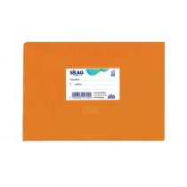 Τετράδιο Πορτοκαλί Πλαστικό Πλάγιο Skag Super 14x20 40 φύλλα Ριγέ