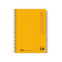 Τετράδιο σπιράλ Globus Pressboard PB40 A4 4 Θέματα Κίτρινο 120 φύλλα