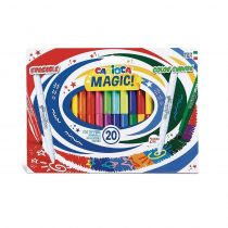 Μαρκαδόροι Carioca Jumbo Magic CambiaColor Σετ 20 Χρωμάτων 41369