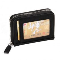 InTime πορτοφόλι πιστωτικών καρτών IT-017, RFID, PU leather, Μαύρο