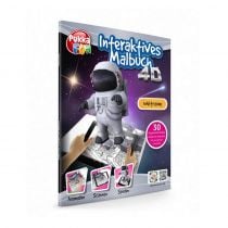 Pukka Fun Βιβλίο ζωγραφικής 4D επαυξημένης πραγματικότητας, Space