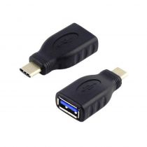 Adapter USB Type-C (M) σε USB 3.0 (F), Μαύρο