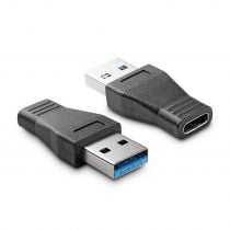 Adapter USB 3.0 σε Type-C female, Μαύρο