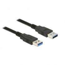PowerTech Καλώδιο USB 3.0 (A) σε USB 3.0 (A), 1.5m, Μαύρο