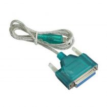 PowerTech καλώδιο USB 2.0 σε RS232 25pin (F), copper, 1.5m