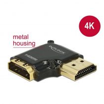 Delock HDMI Αντάπτορας HDMI-A female σε male, High Speed, 90°, right