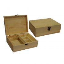Κουτί ξύλινο με κλείστρο 25x19,2x8,5εκ.