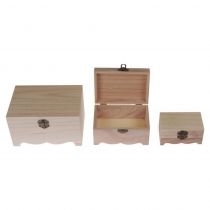 Κουτιά ξύλινα σετ 3 τεμαχίων