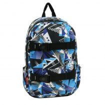 Bagtrotter τσάντα πλάτης εφηβική Global blue με 2 θήκες 47x30x12εκ