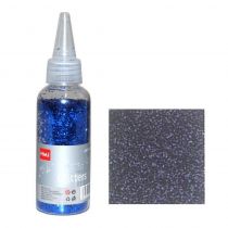 Glitter σκόνη 1/64'' σε μπουκάλι μπλε 40γρ.