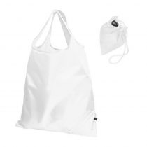 Τσάντα για ψώνια από πολυεστέρα λευκή 37,5x0,3x48εκ.