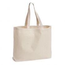 Τσάντα βαμβακερή με μακρύ χερούλι Υ38x44x14εκ.