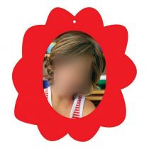 Σχολικό Ενθύμιο Με Κοπτικό "Λουλούδι" Κόκκινο 23x25cm