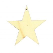 Αστέρι Ξύλινο με τρύπα 8x7,7x0,3εκ