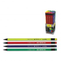 Adel μολύβι με σβήστρα "Blackline" κοκτέηλ 4 χρωμάτων