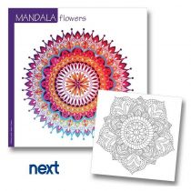 Mandala flowers 23x23εκ 36φ, 120γρ