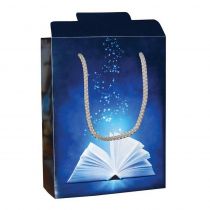 Χάρτινη Τσάντα Κουτί Υ22x16,5x6,5 "Μπλε Βιβλίο"