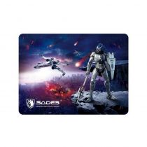 Sades Gaming Mouse Pad Lightning, Low Friction, Rubber base, 350 x 260mm