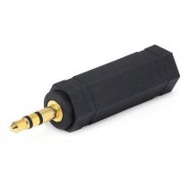 Adapter Stereo 3.5mm M/F 6.35mm - Gold, 5 τεμάχια