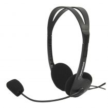 Esperanza Headphones με Μικρόφωνο Scherzo EH102, 2x 3.5mm, 2.5m, μαύρα